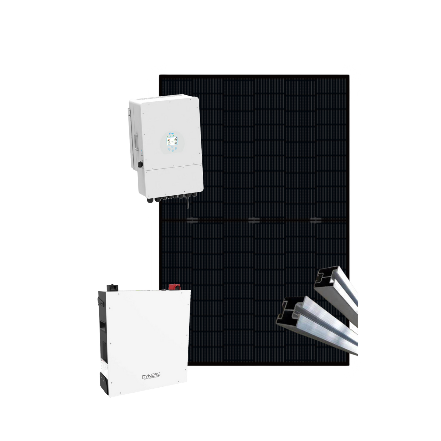 10kwp Komplettanlage, inkl.10 kwh Speicher und Unteronstruktion